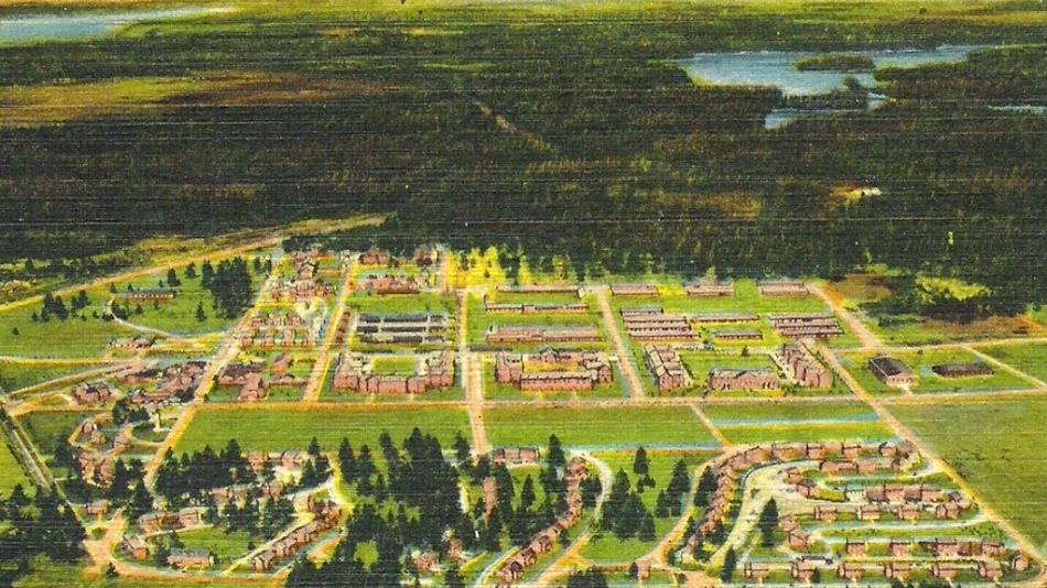 A 1930s postcard of the Fort Lewis Golf Course, a WPA-funded public works project and part of President Roosevelt’s New Deal (Photo: Fort Lewis Cultural Resources Program)