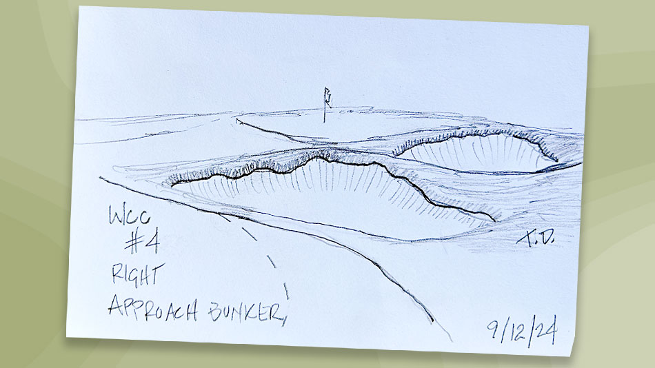 Davis has restored the size and shape of many bunkers, as well as reing them for modern play (Image: Tripp Davis)